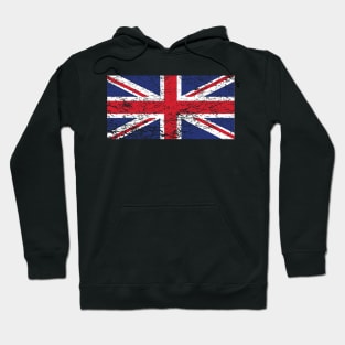 UK flag distressed Hoodie